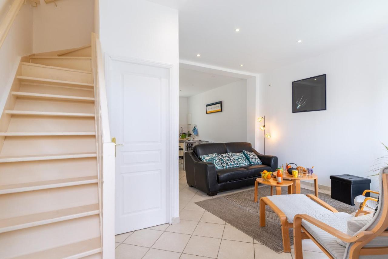 Les Bleuets - Duplex Avec Vue Mer Pleneuf-Val-Andre Exteriér fotografie