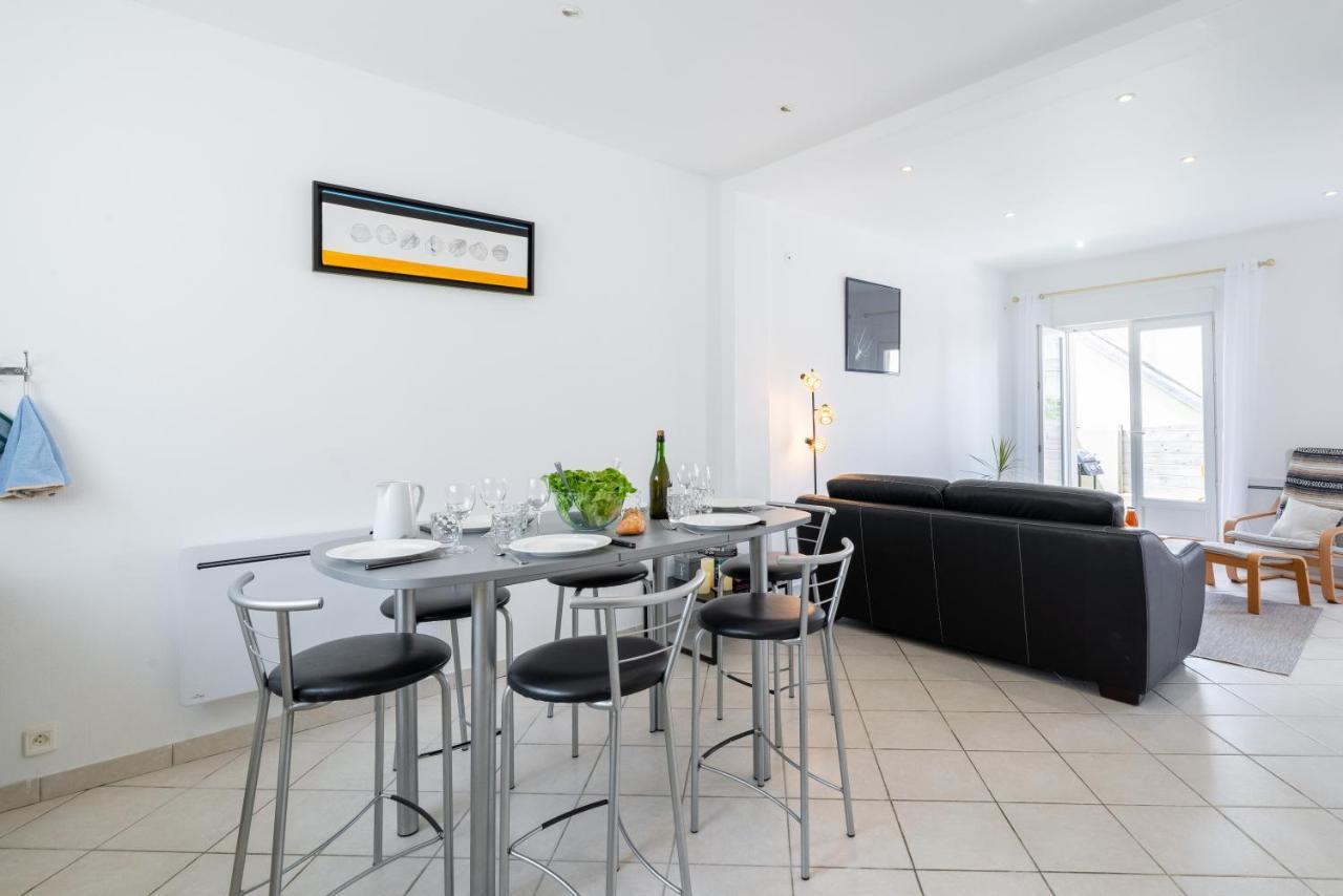 Les Bleuets - Duplex Avec Vue Mer Pleneuf-Val-Andre Exteriér fotografie