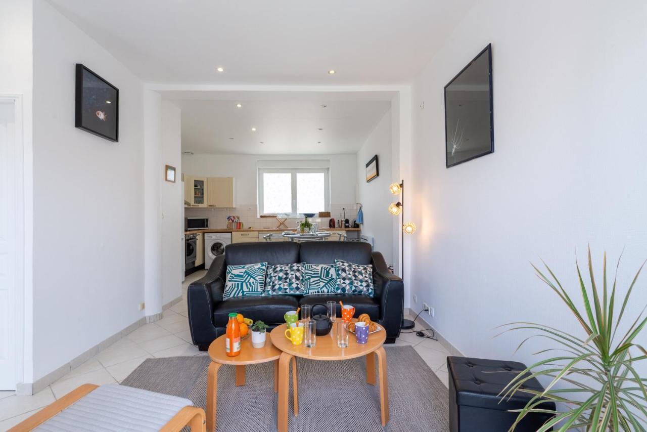 Les Bleuets - Duplex Avec Vue Mer Pleneuf-Val-Andre Exteriér fotografie
